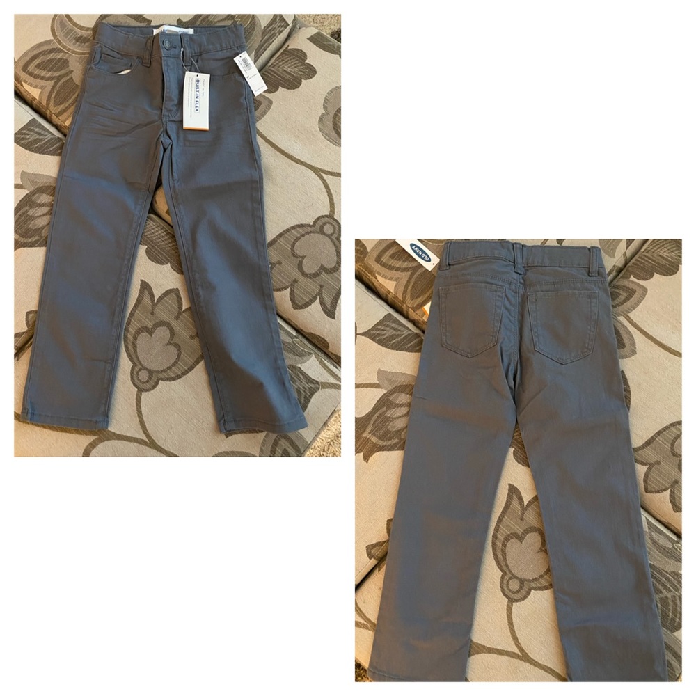 Old Navy Straight Leg Gray Dress Pants